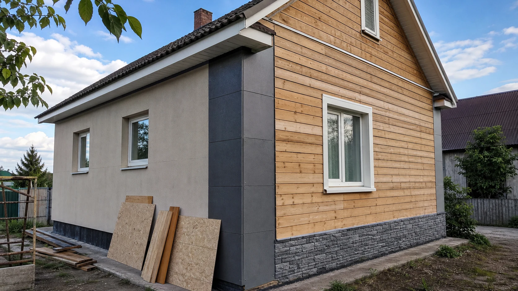 Чем обшить дом снаружи: дёшево и красиво