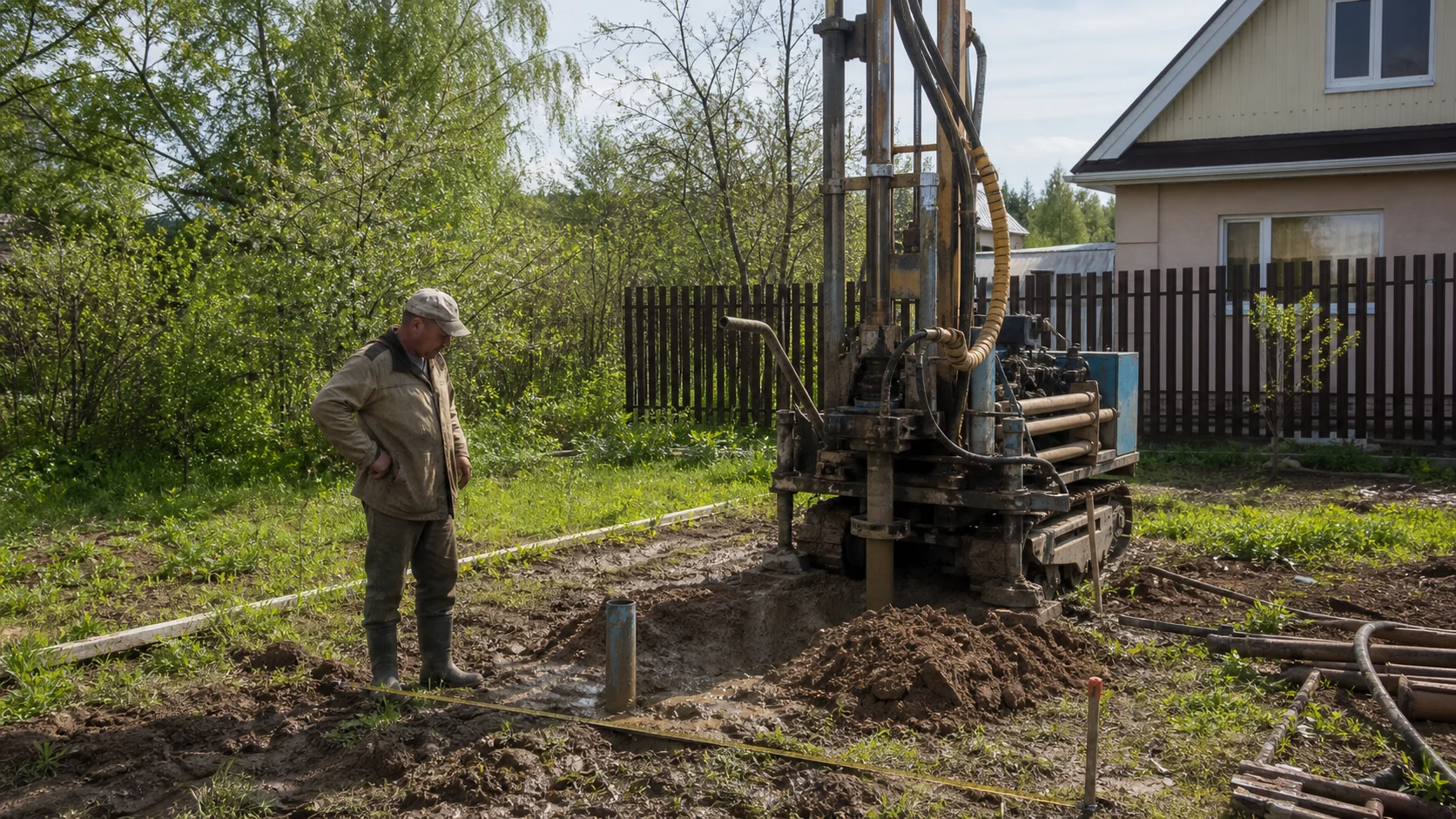 Где сделать скважину