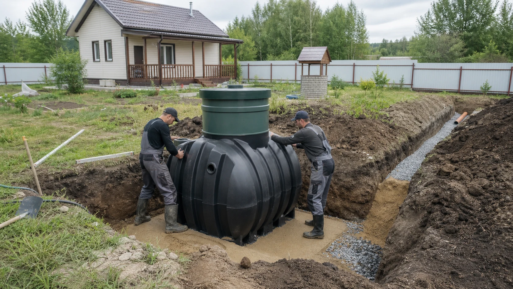 Правила установки септика на участке: нормы, расстояния и порядок
