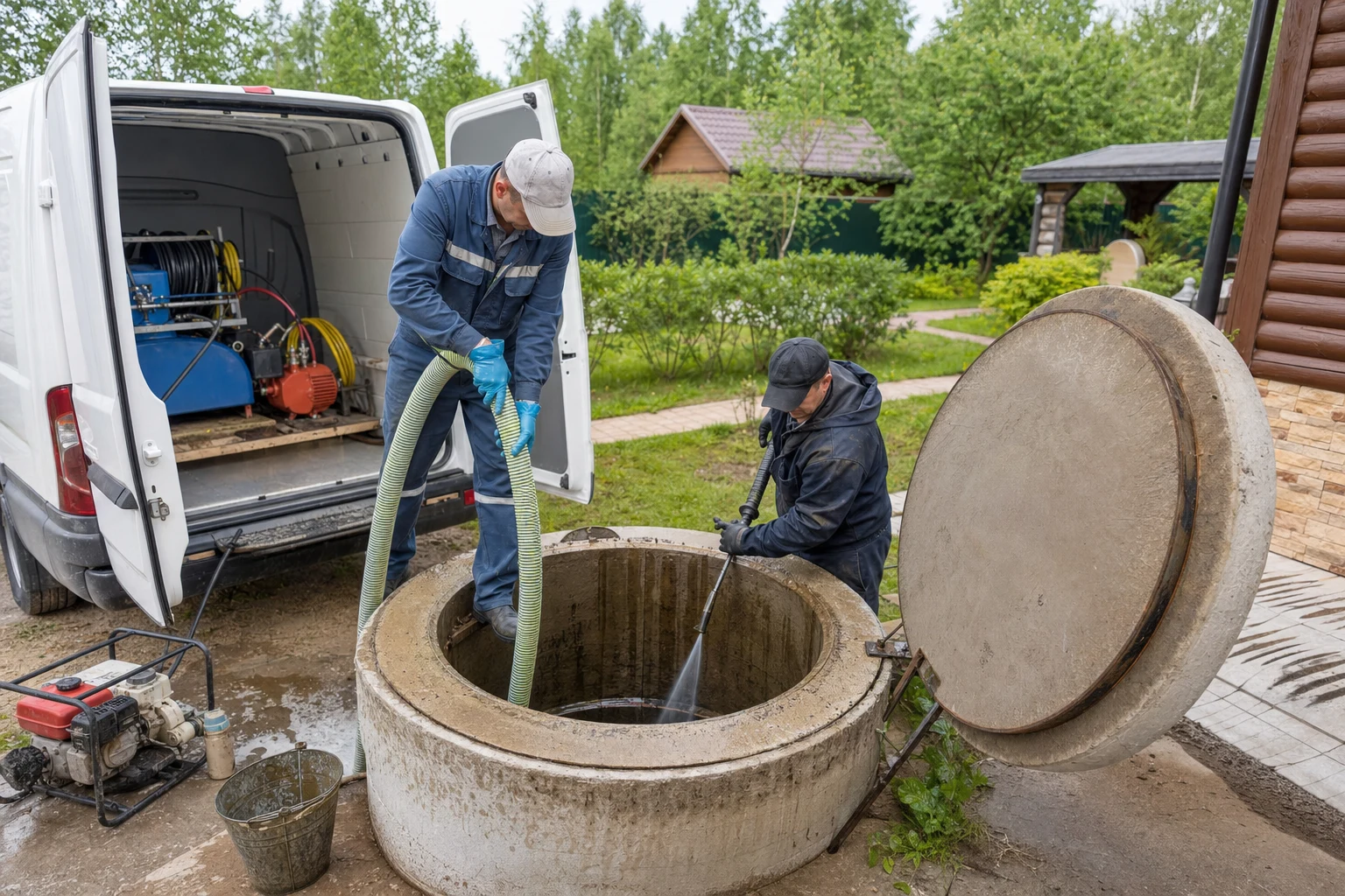 Чистка и очистка колодцев
